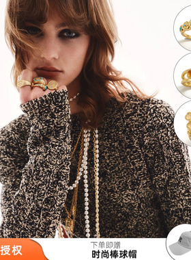 蝴蝶结花戒指多色蝴蝶结花镂空