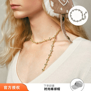 tokokkino 26新款四面蝴蝶结mini多样调节项链/手链金色饰品M星店