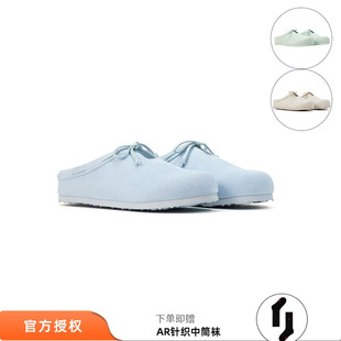 薄底包头勃肯鞋 TRAPAR WAVES 2026新款 子女 平底半拖懒人一脚蹬鞋