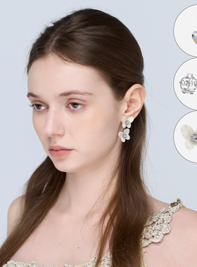 Blingkolio 26春夏新款爱心雏菊耳圈高级感耳饰M星店