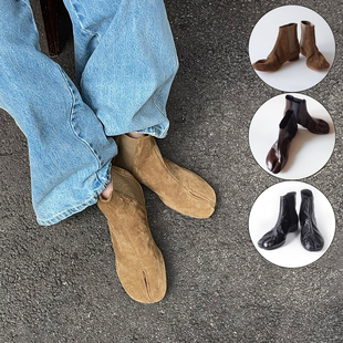 分趾忍者切尔西毛短靴袜 2025新款 现货homework atelier