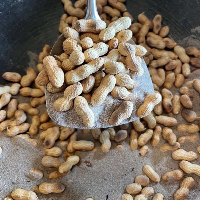 纯手工柴火灶炒花生，小时候的味特色干货及养生干料