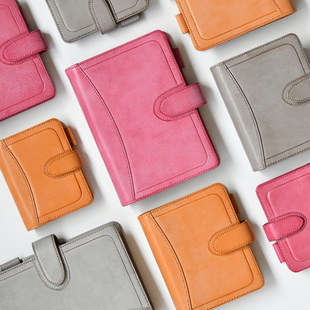 Hook限定色 肉肉马按扣式 手账本 26年限定售完不补 可替换内芯 Roroma 真皮笔记本 商务日程本 DaVinci达芬奇