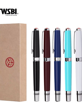 TWSBI三文堂CLASSIC经典钢笔 复古高颜值练字书法笔 商务办公书写笔 学生女生男士通用 私人刻字定制礼盒装