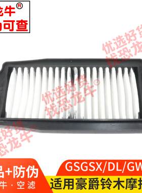 恐龙牛官方正品带防伪滤芯适用铃木骊驰GW/GSX/DL250空滤器滤芯