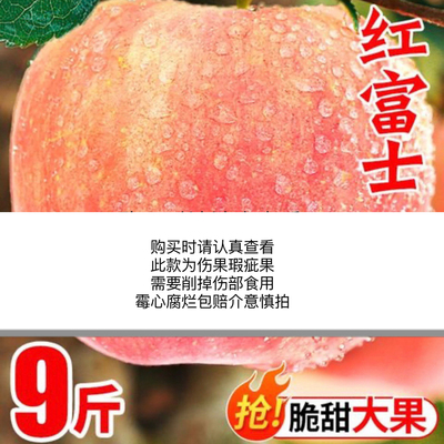 洛川红富士苹果陕西新鲜水果