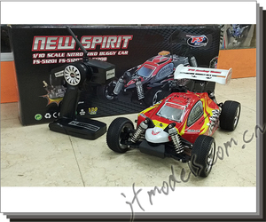新款飞神 FS 1：10 油动遥控越野车套装 双速 18级台湾发动机 FS5