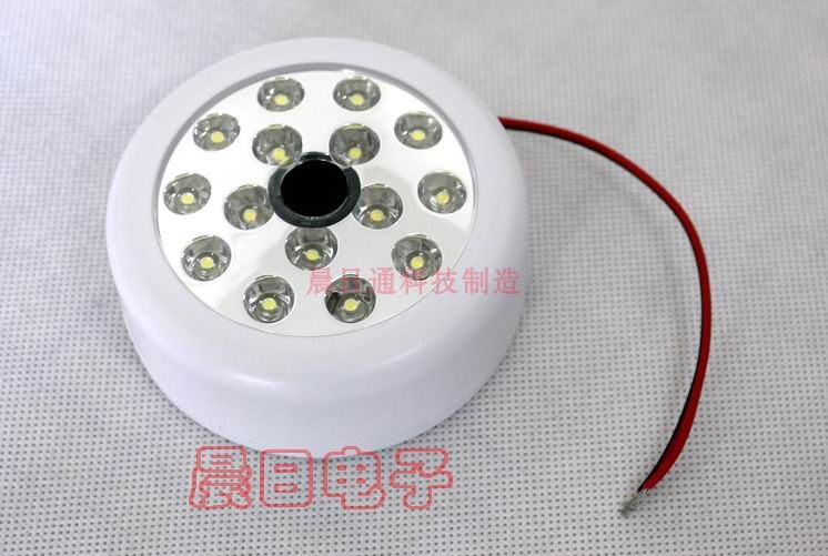 12V接线声控灯楼道小夜灯车库灯