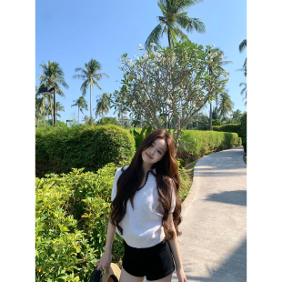 81%羊毛混纺暖暖绒手钩领针织毛衣 2026ss GYOKUU 叛逆甜心