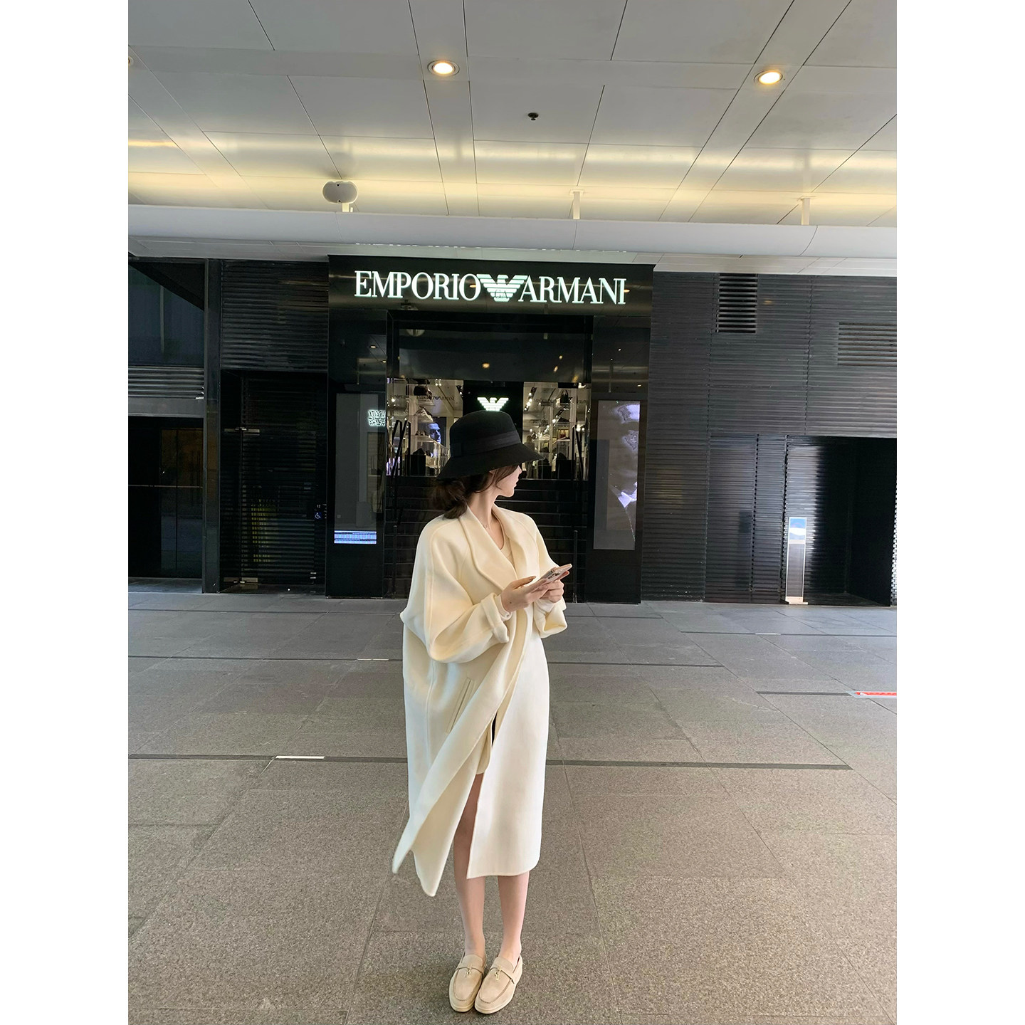 GYOKUU【北岛月光】2026ss 奶白色羊毛双面呢大衣外套,女装/女士精品,毛呢外套,淘宝优惠券,粉丝福利购,淘宝优惠卷