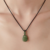 和田玉青玉本命佛十二生肖吊坠虚空藏普贤文殊观音菩萨项链男女款