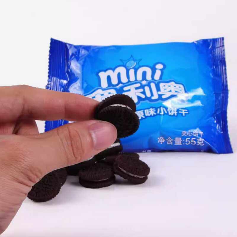 mini迷你奥利奥夹心小饼干可食用巧克力原味生日蛋糕装饰烘焙摆件