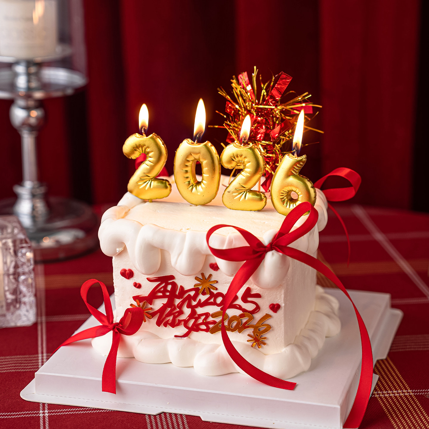 2026新年数字蜡烛蛋糕装饰雨丝装扮再见2025你好2026亚克力插件,节庆用品/礼品,节日装扮用品,淘宝优惠券,粉丝福利购,淘宝优惠卷