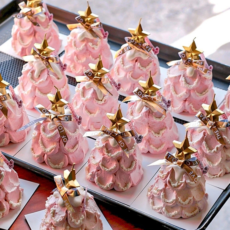 圣诞迷你许愿树蛋糕装饰摆件