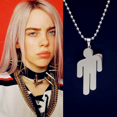 billieeilish项链女音乐不锈钢