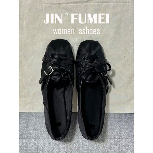 羊皮版~芭蕾舞鞋圆头平底单鞋女