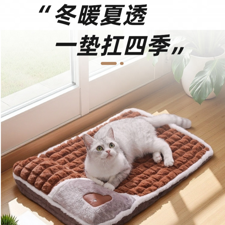 狗窝四季通用中小型犬加厚冬季保暖猫窝睡觉用冬天狗床宠物狗睡垫
