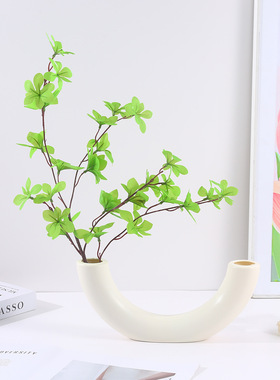 ins风塑料花瓶摆件现代抽象异形客厅家居民宿装饰品花器厂家批发