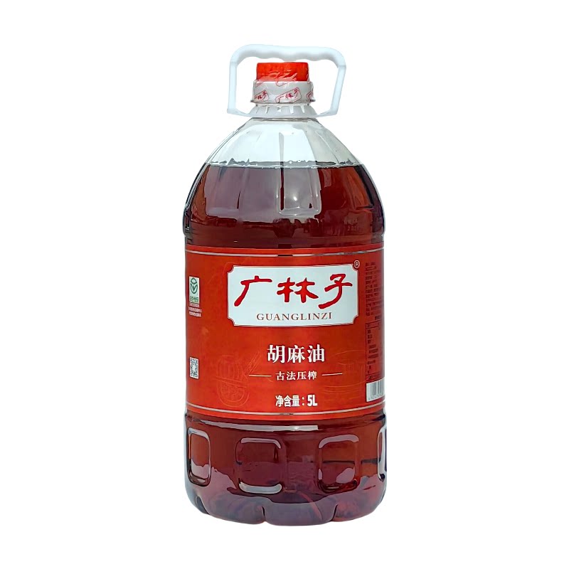 广林子纯胡麻油宁夏直发古法压榨图片
