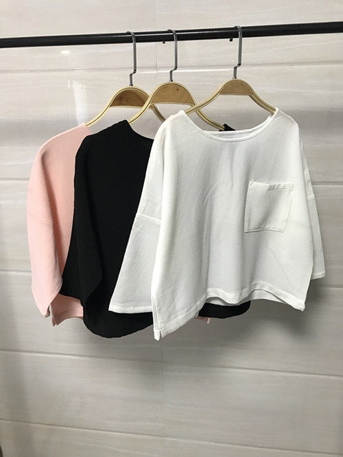 10-12岁女大童塌肩女孩子短款薄款春秋宽松衬衫续新款可亲子