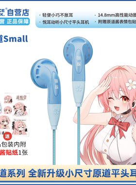 NICEHCK原道Small平头塞发烧级音质高性能动圈小尺寸平头有线耳机