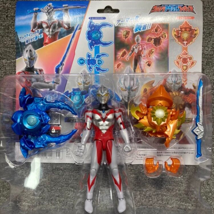 반다이 울트라맨 아크 DX 이니셜 버닝 선 앤 브라이트 문 초가동 모노글로스 디글로스