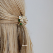 GUKUALI新款 铃兰花树枝小抓夹发饰头饰格林系发夹发卡盘发小夹子