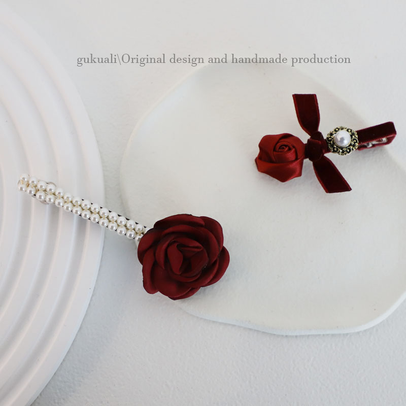 鸭嘴夹发饰GUKUALI发卡复古