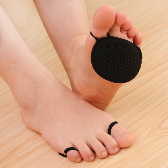 NON-SLIP THICKENED SOFT HERRINGBONE CLIP FOREFOOT PAD CLIP WOMENS FOOT HIGH HEEL FOOT PAD HALF SIZE PAD ANTI-PAIN FOOT INSOLES