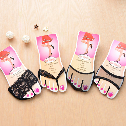 NON-SLIP THICKENED SOFT HERRINGBONE CLIP FOREFOOT PAD CLIP WOMENS FOOT HIGH HEEL FOOT PAD HALF SIZE PAD ANTI-PAIN FOOT INSOLES