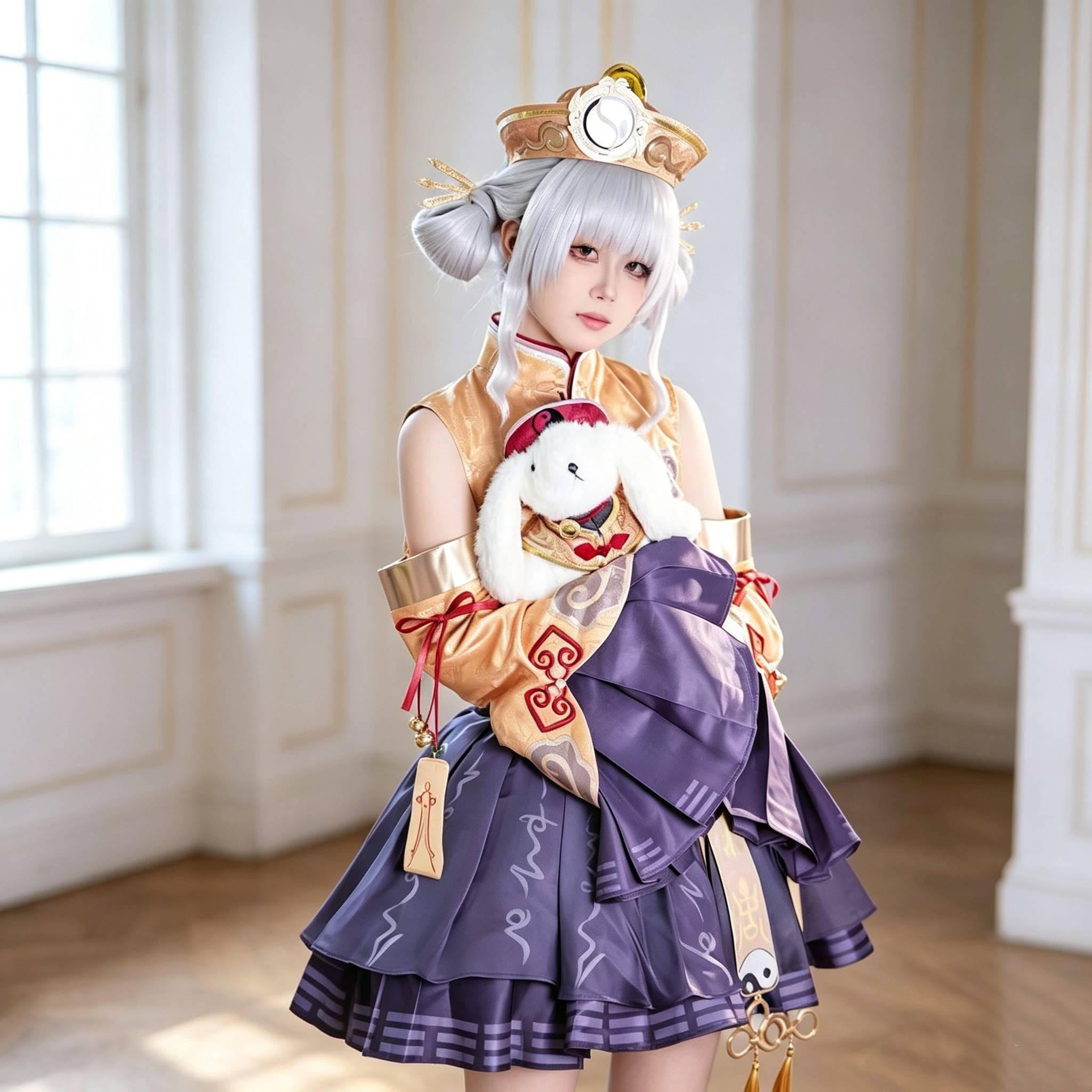 莉莉小师妹cos服儿童超自然行动组cosplay服游戏表演服假发图片