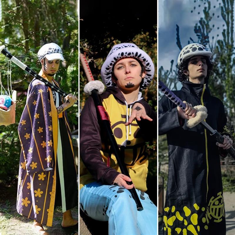 海贼王罗衣服 特拉法尔加罗cos服海贼王帽子二次元披风风衣道具刀