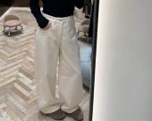 休闲百搭长裤 时尚 女宽松显瘦 女装 2026早春新款