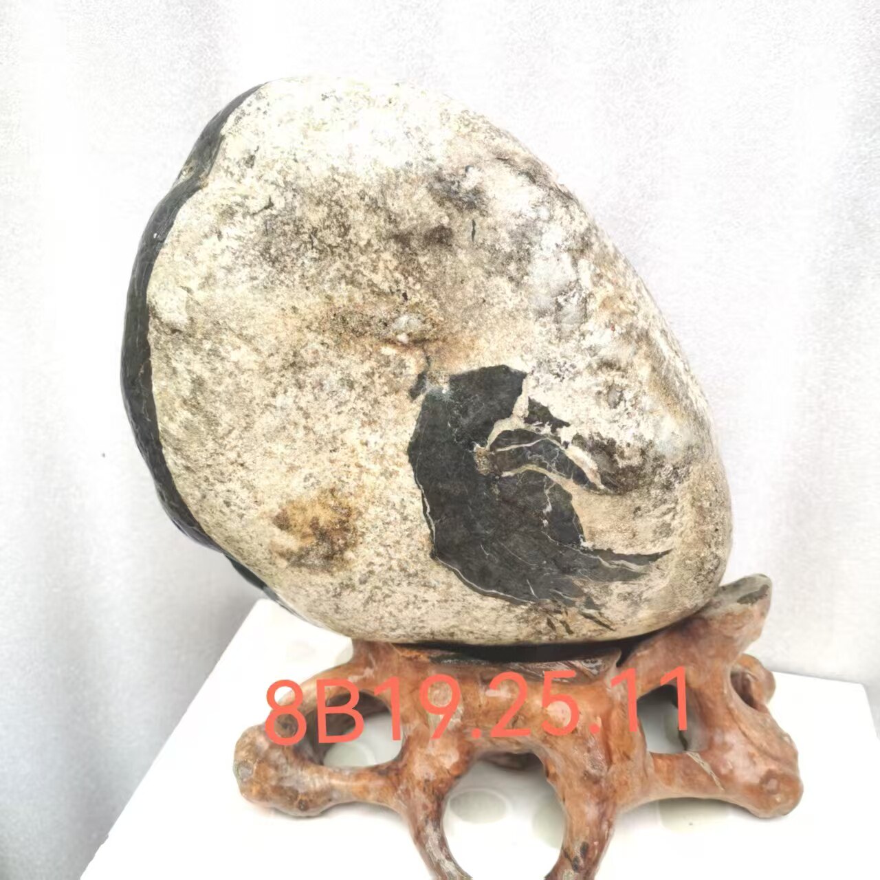 天然原石奇石长江石假山人物山水文字招财客厅桌面摆件石农自捡