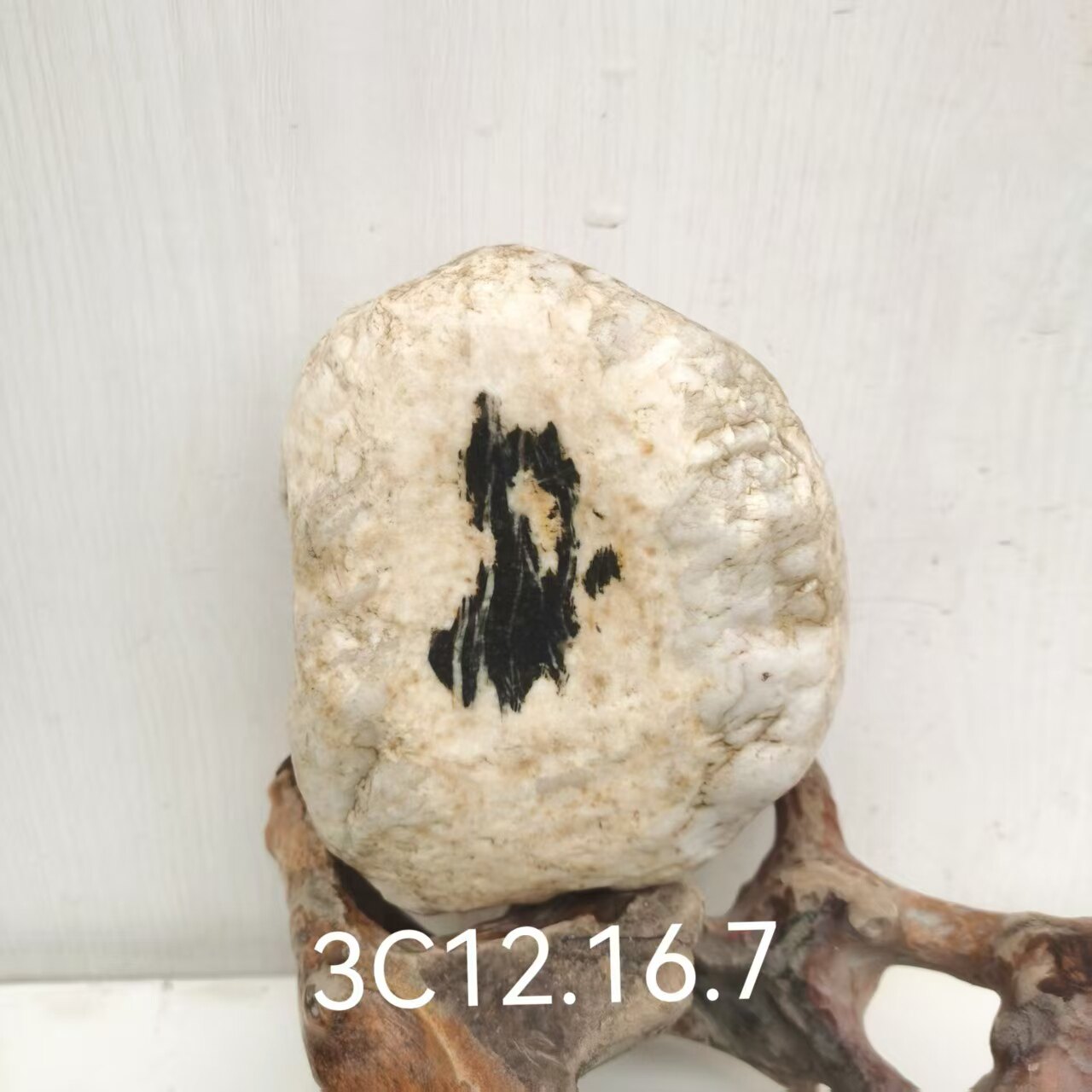 天然原石无打磨画面人物奇石汉江长江石假山文字石桌面招财摆件
