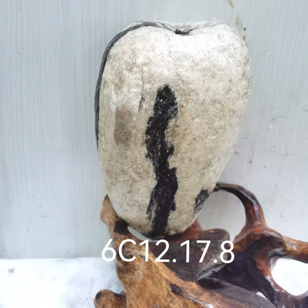 天然原石奇石汉江长江石招财摆件