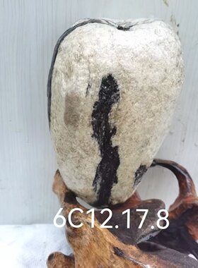 天然原石奇石汉江长江石招财摆件