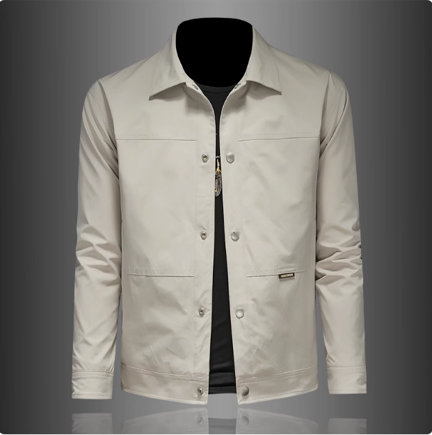 2026新款春秋季男士商务休闲短款修身韩版简约夹克外套2215P165，男装夹克，电商D220