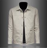 2026新款春秋季男士商务休闲短款修身韩版简约夹克外套2215P165，男装夹克，电商D220