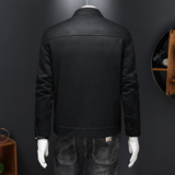 2025男冬季短款羽绒服潮流翻领鹿茸皮羽绒服休闲修身外套8690P320，男装羽绒服，电商D220