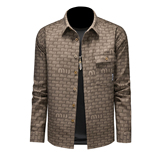 2026年男士春秋季新款字母印花长袖宽松衬衫外套时尚衬衣2006P135，男装衬衫，电商D220