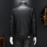 2025男冬季短款羽绒服潮流翻领欧货轻奢风休闲修身外套88920P335，男装羽绒服，电商D220