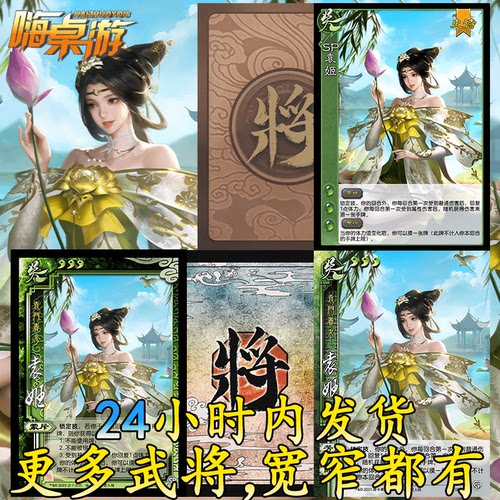 三国新UI杀SP袁姬十周年武将限定拓展桌游补充扩展包自印全套卡牌