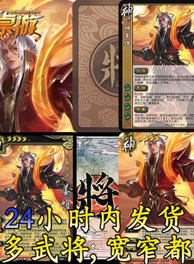 三国新UI杀神姜维十周年神将扩展包桌游扩充拓展自印武将全套卡牌