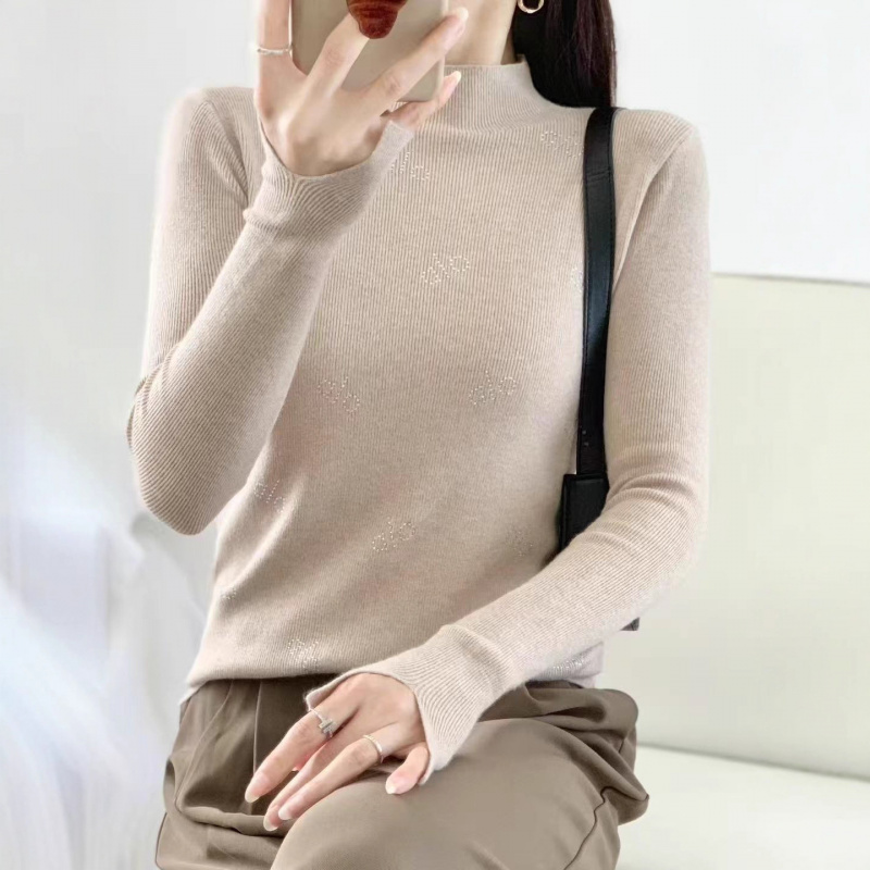 2025秋冬季新款韩版宽松显瘦半高