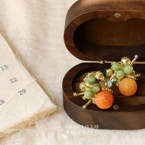 原创设计大吉大利水果耳环