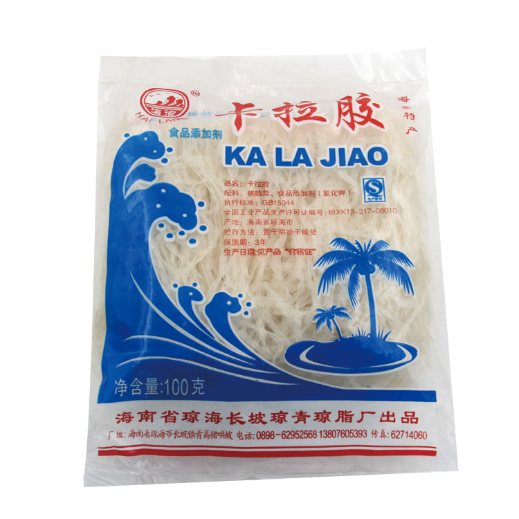 海南琼脂100g 琼胶 浪花卡拉胶条 果冻布丁慕斯杏仁豆腐 粮油调味/速食/干货/烘焙 特色/复合食品添加剂 原图主图