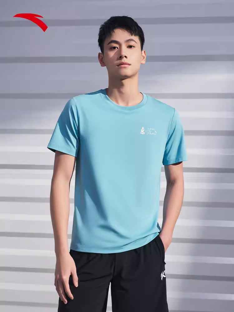 【汤普森同款】安踏冰丝t丨凉感短袖t恤男夏季运动上衣152421102