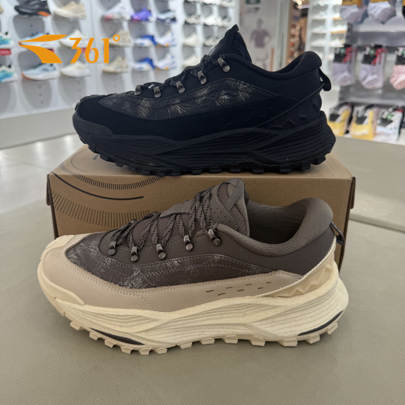 361度武霞OD男户外鞋2025冬皮面防水越野跑鞋耐磨运动鞋672542214,运动鞋new,跑步鞋,淘宝优惠券,粉丝福利购,淘宝优惠卷