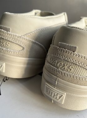 AtibaJefferson联名Half Cab米白色中帮男女百搭滑板鞋复古休闲鞋